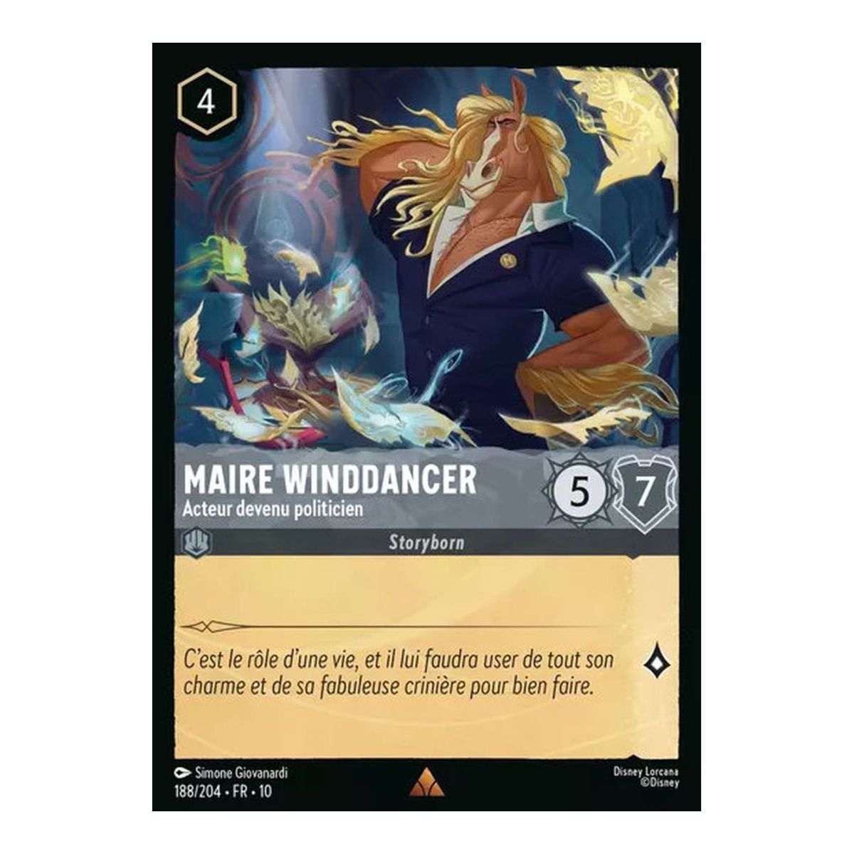 Item Maire Winddancer, Acteur devenu politicien - 188/204 - WHW - Lueurs dans les Profondeurs - Rare - Français