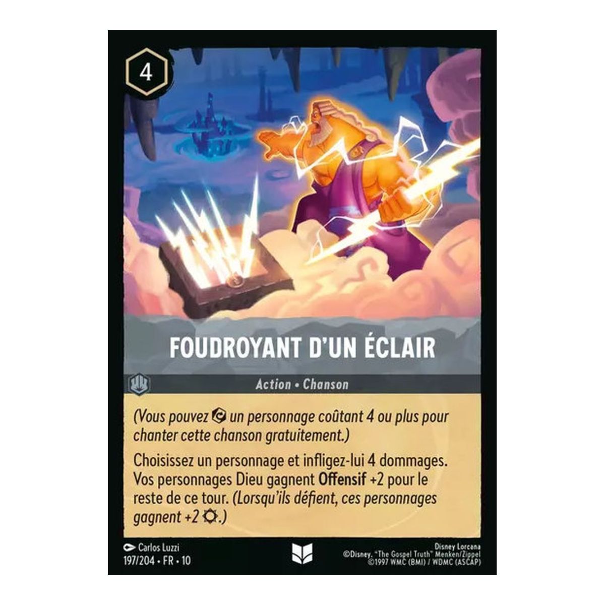 Foudroyant d'un éclair - 197/204 - WHW - Lueurs dans les Profondeurs - Brillante - Premium - Français