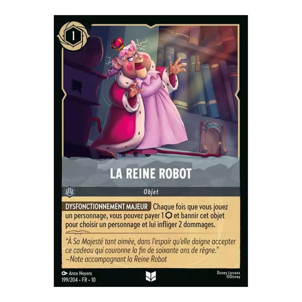 Item La Reine robot - 199/204 - WHW - Lueurs dans les Profondeurs - Peu Commune - Français