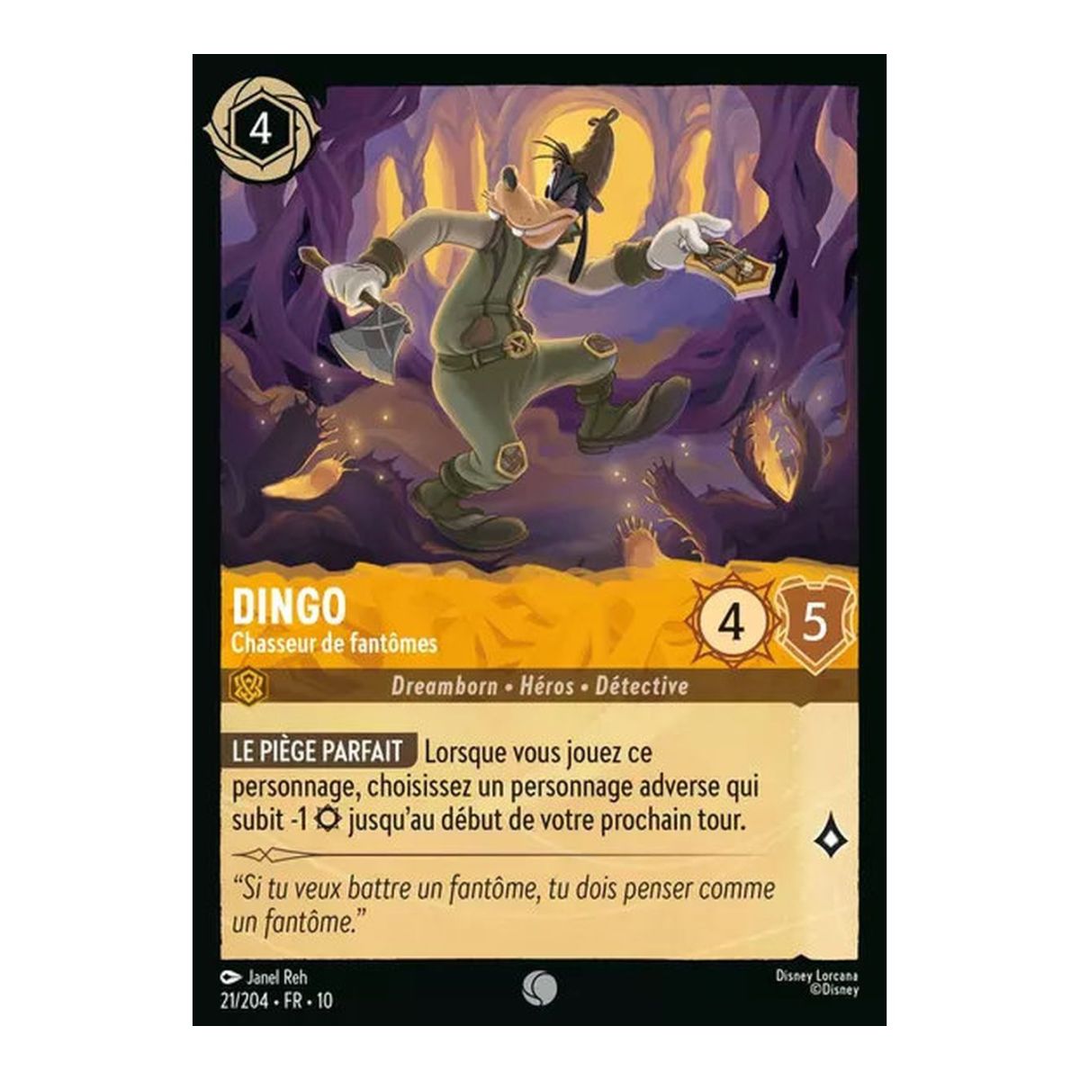 Dingo, Chasseur de fantômes - 21/204 - WHW - Lueurs dans les Profondeurs - Brillante - Premium - Français