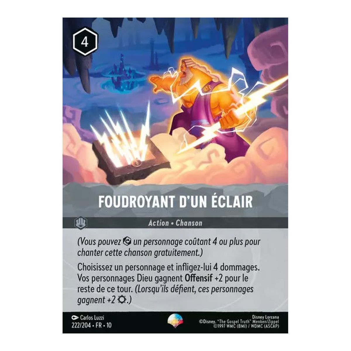 Foudroyant d'un éclair - 222/204 - WHW - Lueurs dans les Profondeurs - Épique - Français