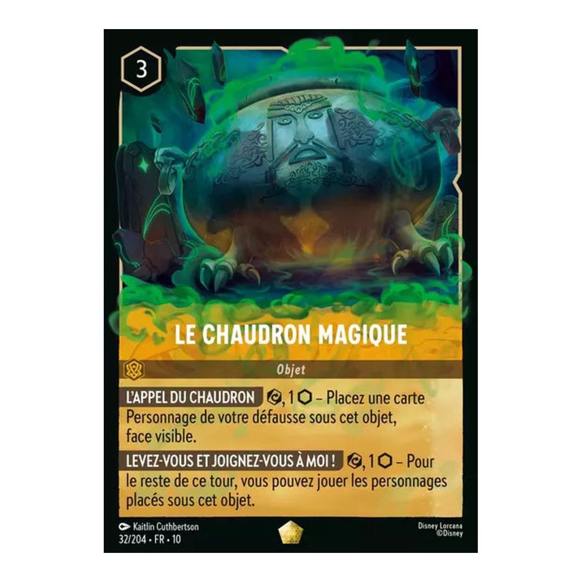 Item Le Chaudron magique - 32/204 - WHW - Lueurs dans les Profondeurs - Brillante - Premium - Français