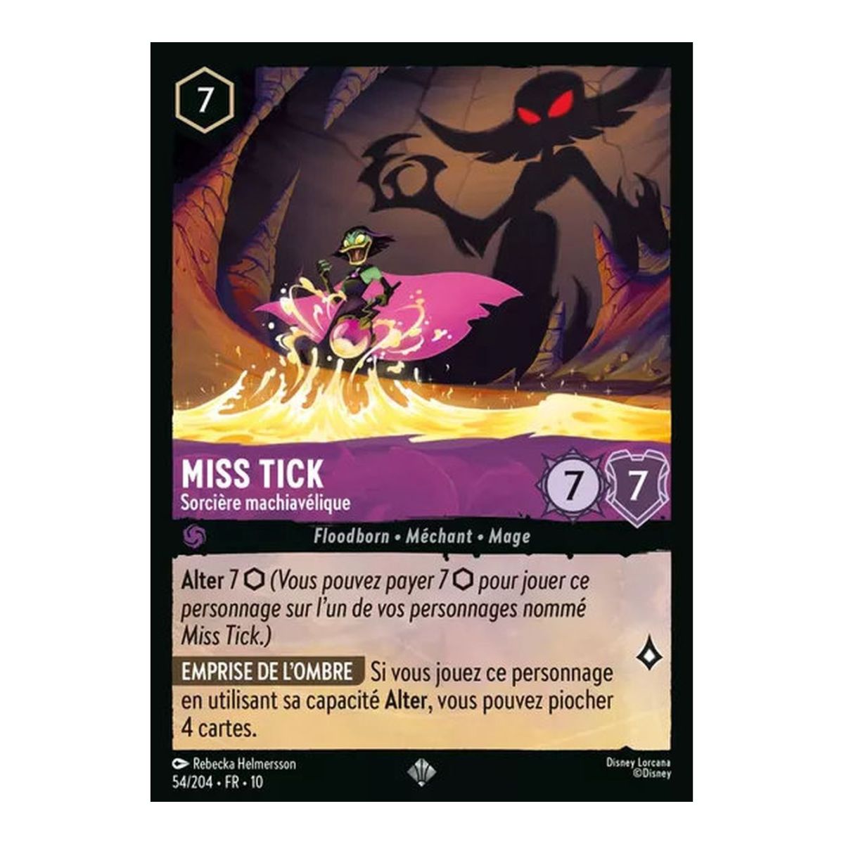 Item Miss Tick, Sorcière machiavélique - 54/204 - WHW - Lueurs dans les Profondeurs - Super Rare - Français