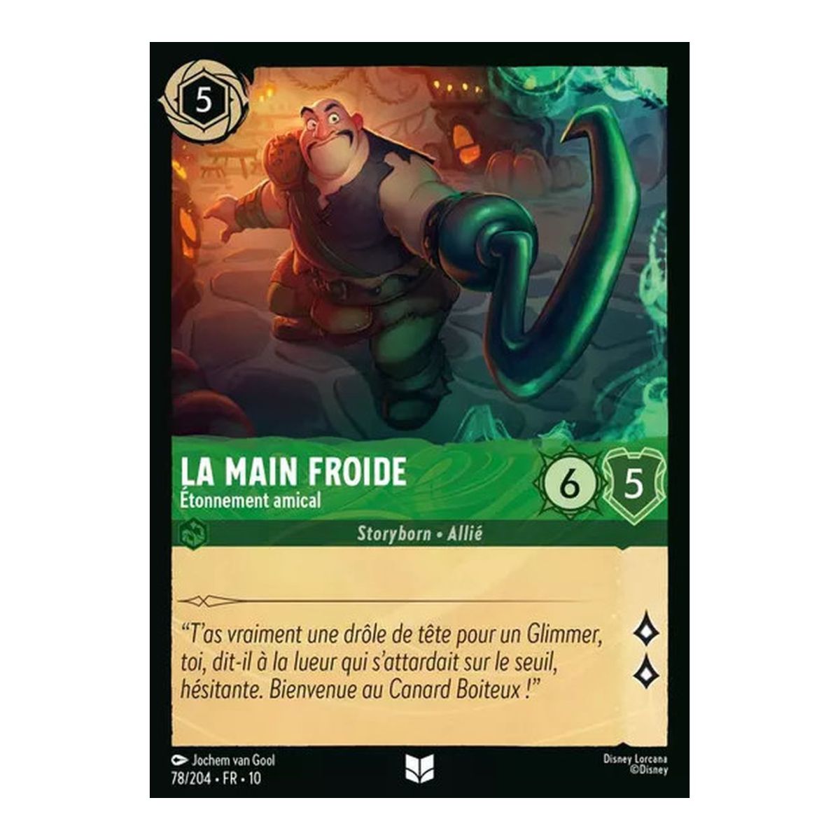 Item La Main Froide, Étonnement amical - 78/204 - WHW - Lueurs dans les Profondeurs - Peu Commune - Français