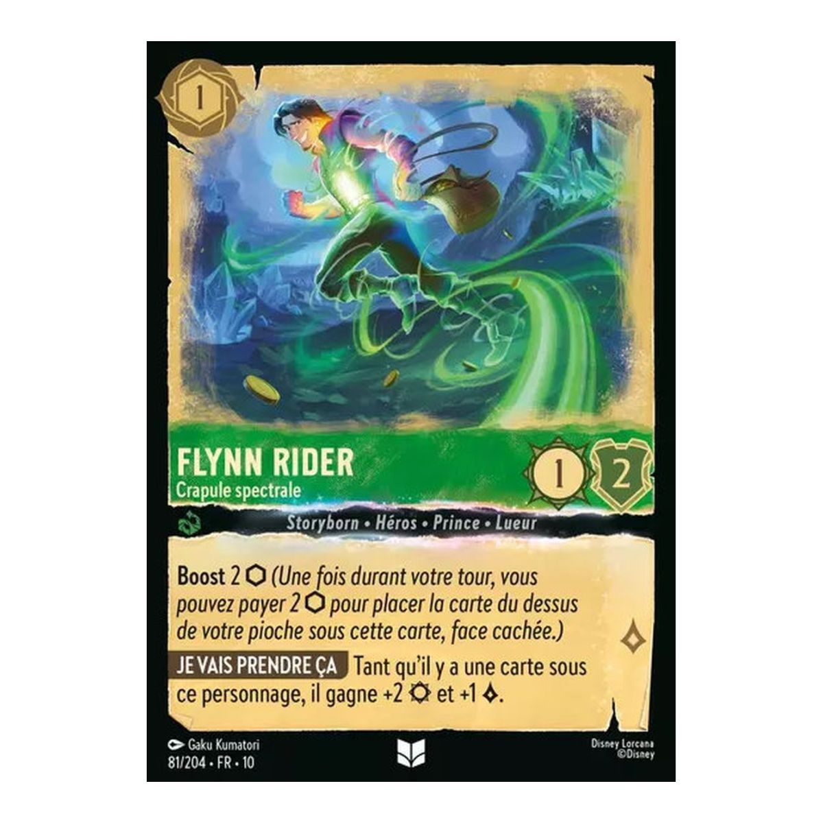 Item Flynn Rider, Crapule spectrale - 81/204 - WHW - Lueurs dans les Profondeurs - Peu Commune - Français