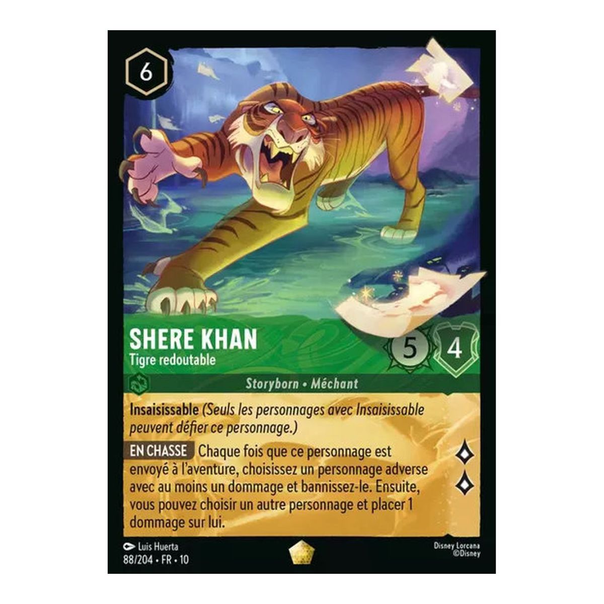 Item Shere Khan, Tigre redoutable - 88/204 - WHW - Lueurs dans les Profondeurs - Légendaire - Français