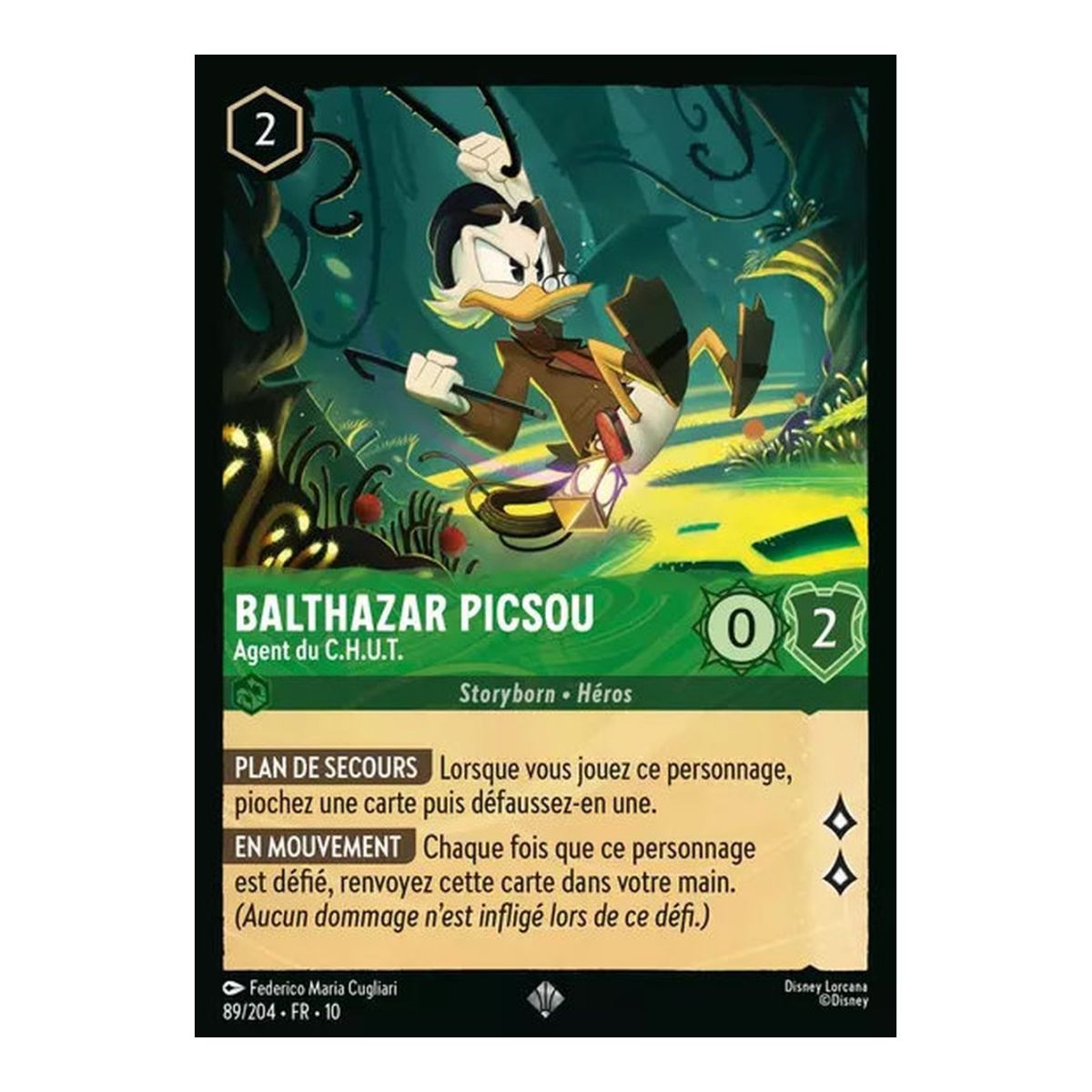 Item Balthazar Picsou, Agent du C.H.U.T. - 89/204 - WHW - Lueurs dans les Profondeurs - Super Rare - Français