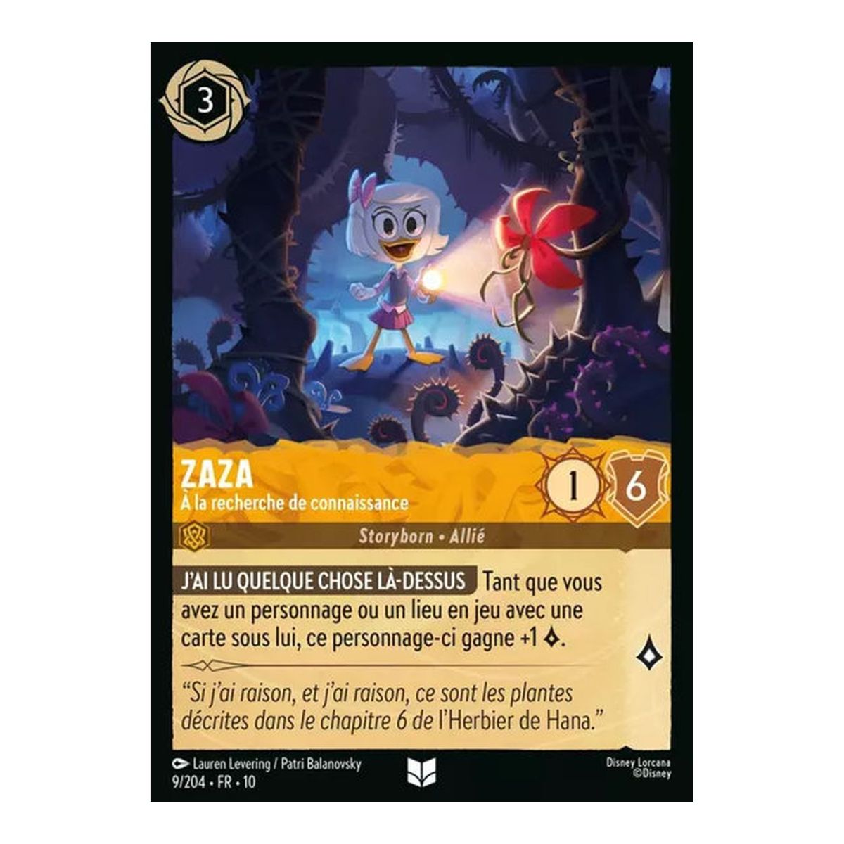 Zaza, À la recherche de connaissance - 9/204 - WHW - Lueurs dans les Profondeurs - Peu Commune - Français