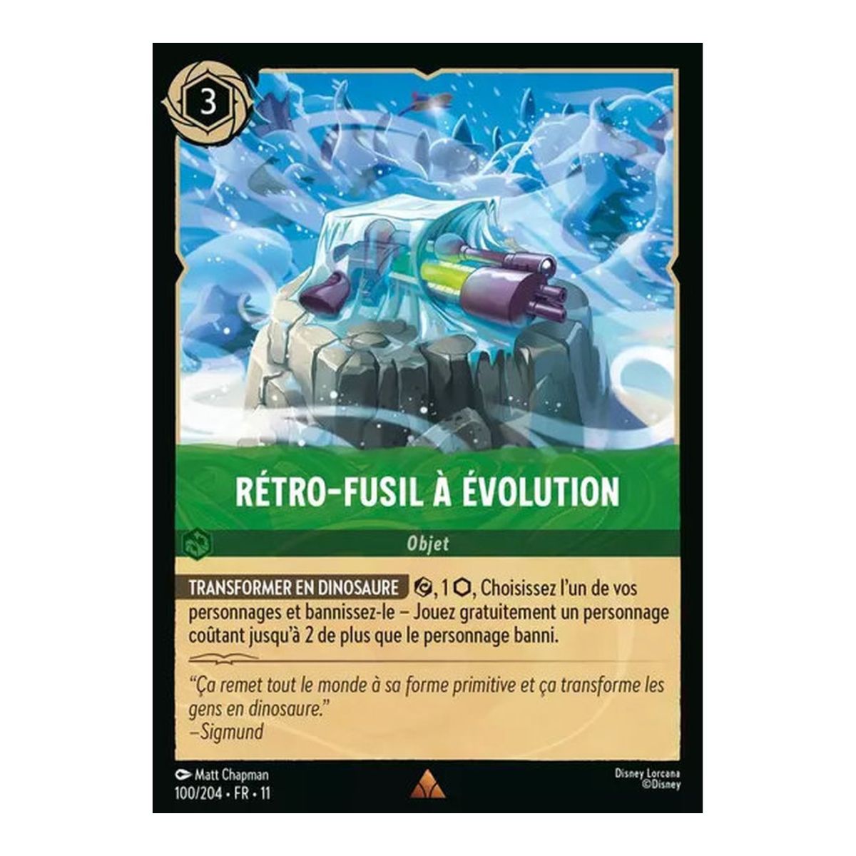 Rétro-fusil à évolution - 100/204 - WIN - Givresort - Rare - Français