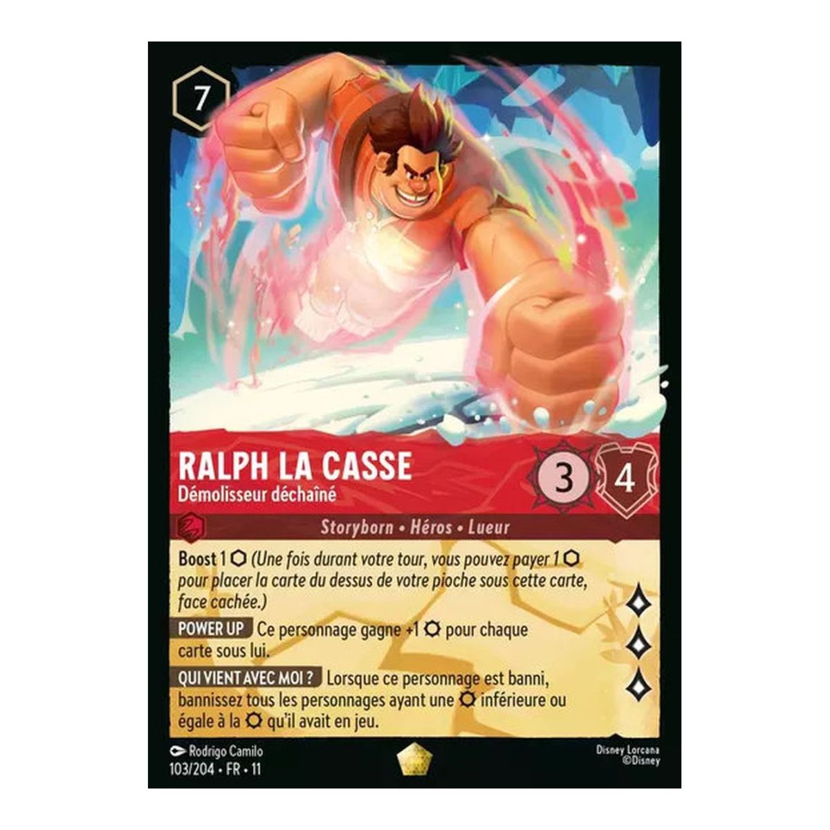 Item Ralph la Casse, Démolisseur déchaîné - 103/204 - WIN - Givresort - Légendaire - Français