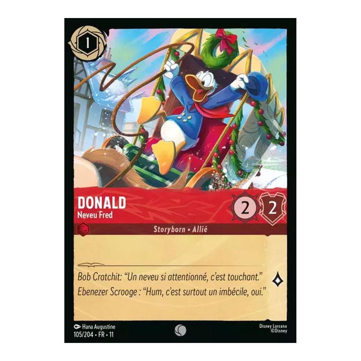 Donald, Neveu Fred - 105/204 - WIN - Givresort - Commune - Français