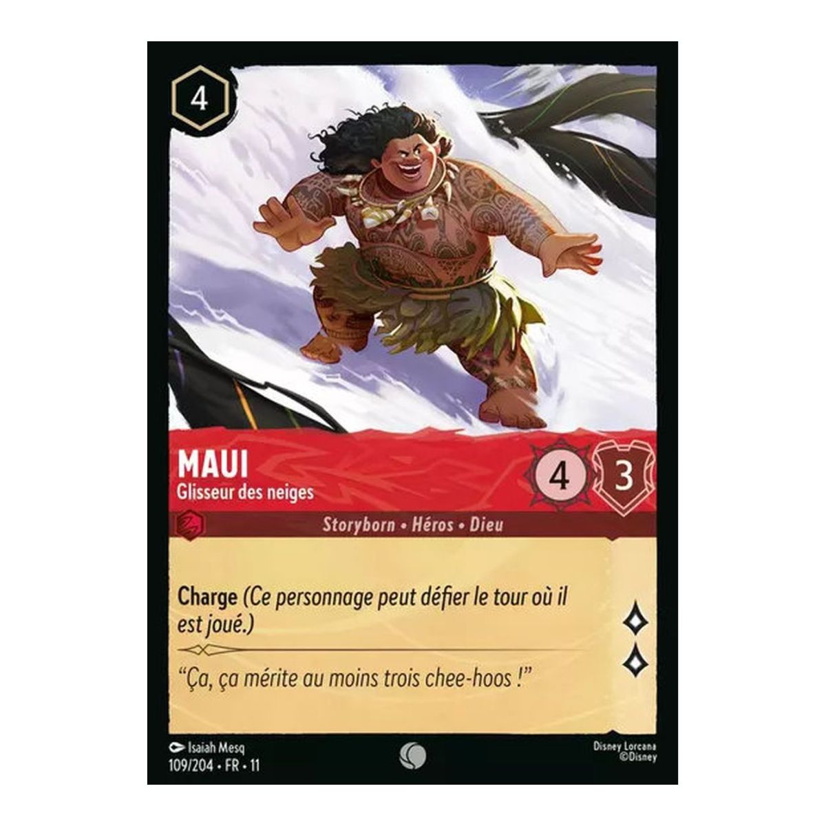 Maui, Glisseur des neiges - 109/204 - WIN - Givresort - Brillante - Premium - Français