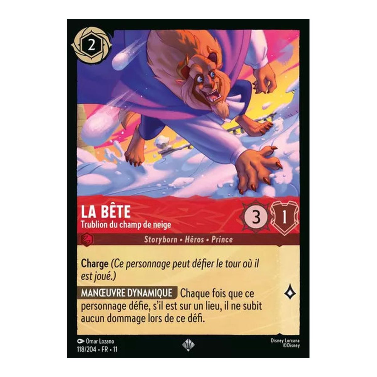 La Bête, Trublion du champ de neige - 118/204 - WIN - Givresort - Brillante - Premium - Français