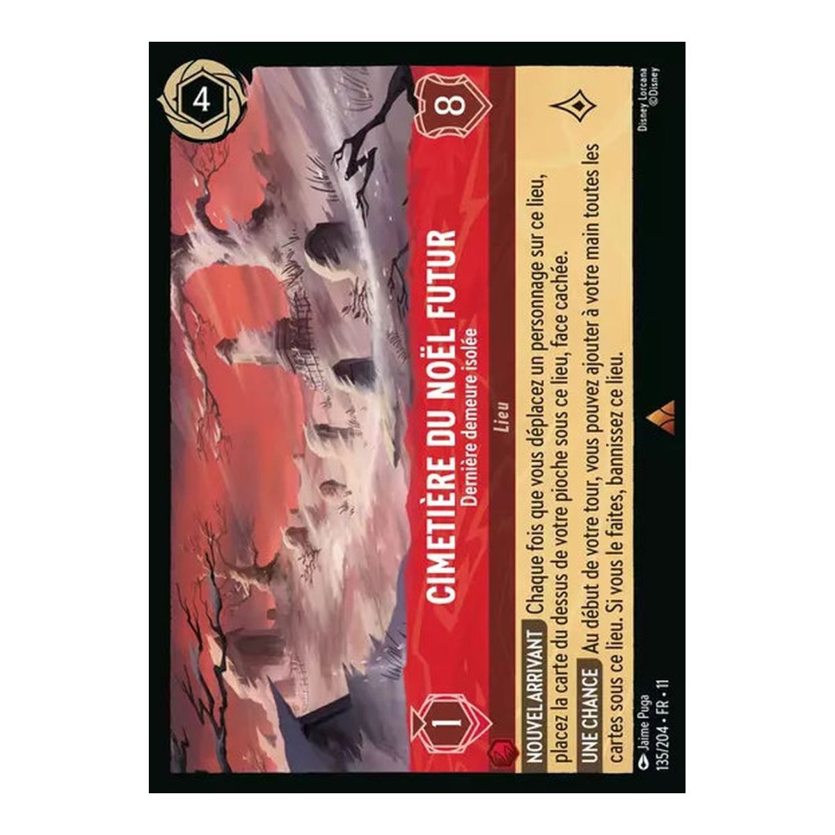 Cimetière du Noël futur, Dernière demeure isolée - 135/204 - WIN - Givresort - Brillante - Premium - Français