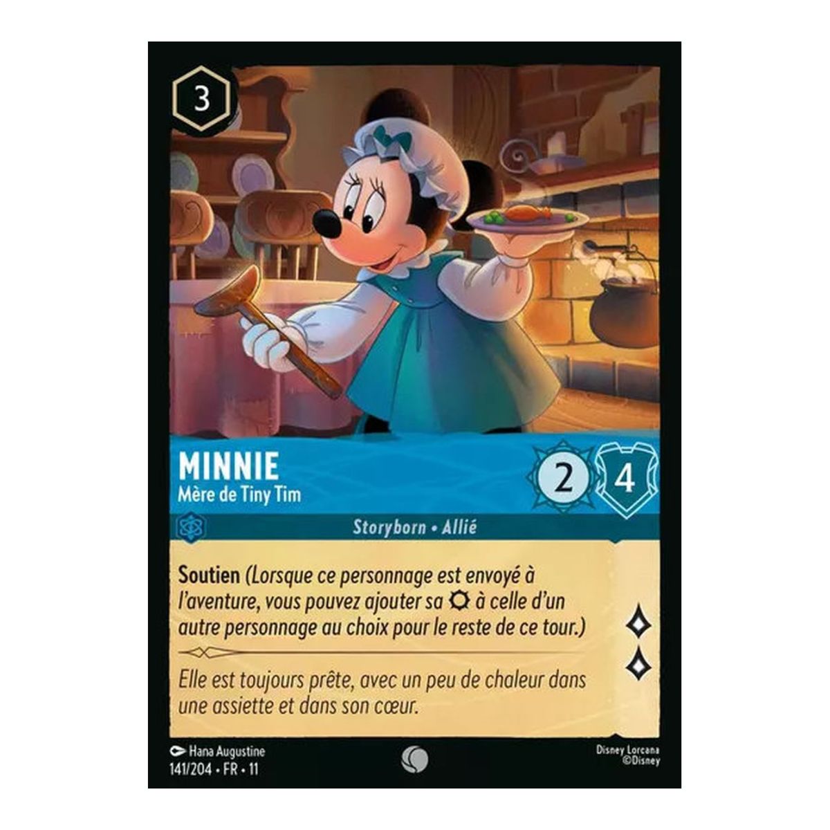 Item Minnie, Mère de Tiny Tim - 141/204 - WIN - Givresort - Brillante - Premium - Français