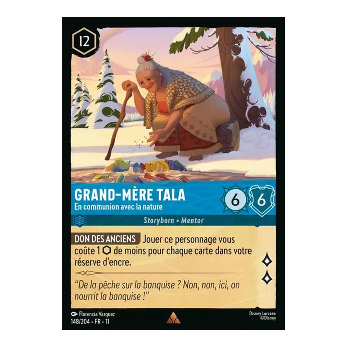 Item Grand-mère Tala, En communion avec la nature - 148/204 - WIN - Givresort - Rare - Français