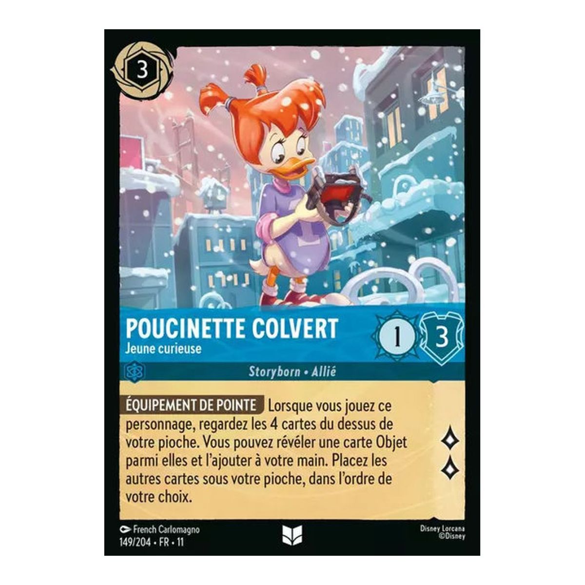 Poucinette Colvert, Jeune curieuse - 149/204 - WIN - Givresort - Brillante - Premium - Français