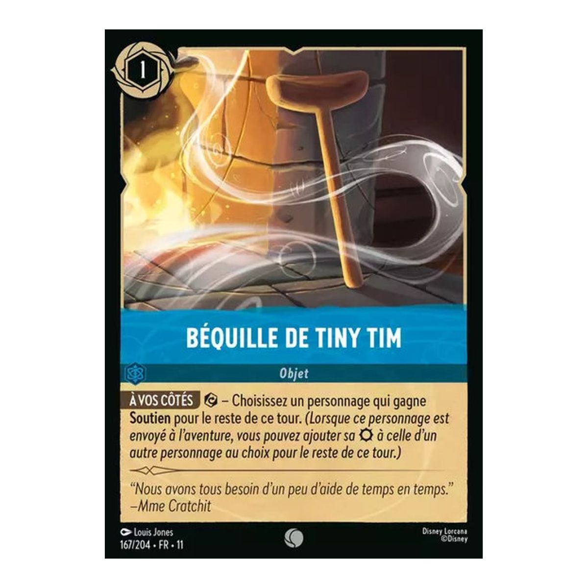 Béquille de Tiny Tim - 167/204 - WIN - Givresort - Commune - Français