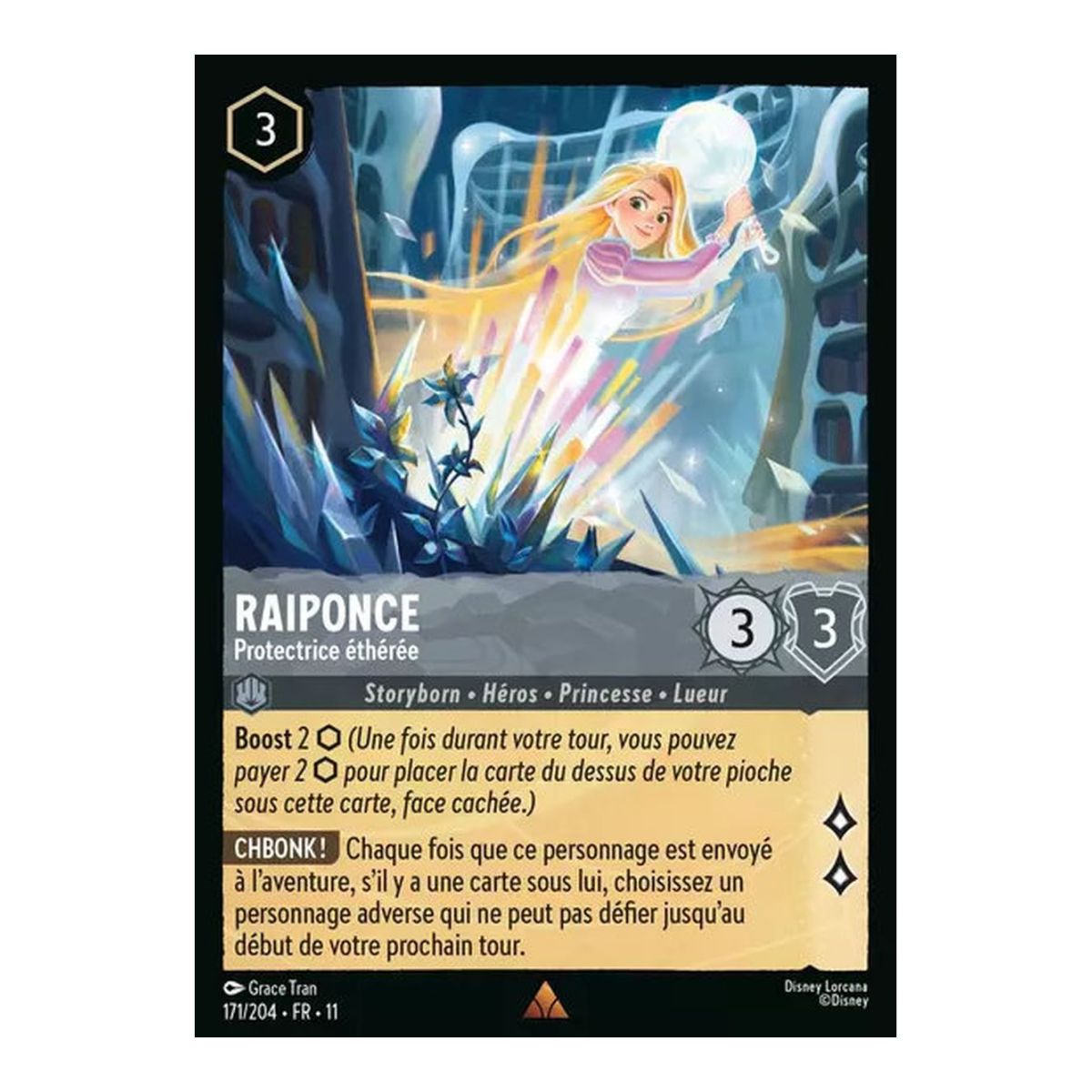 Raiponce, Protectrice éthérée - 171/204 - WIN - Givresort - Brillante - Premium - Français