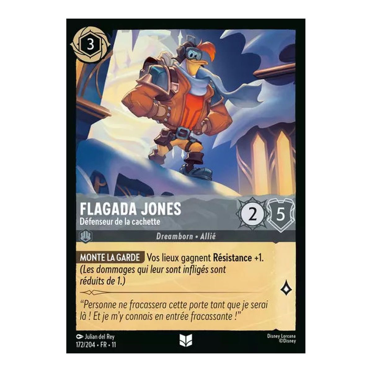 Flagada Jones, Défenseur de la cachette - 172/204 - WIN - Givresort - Brillante - Premium - Français