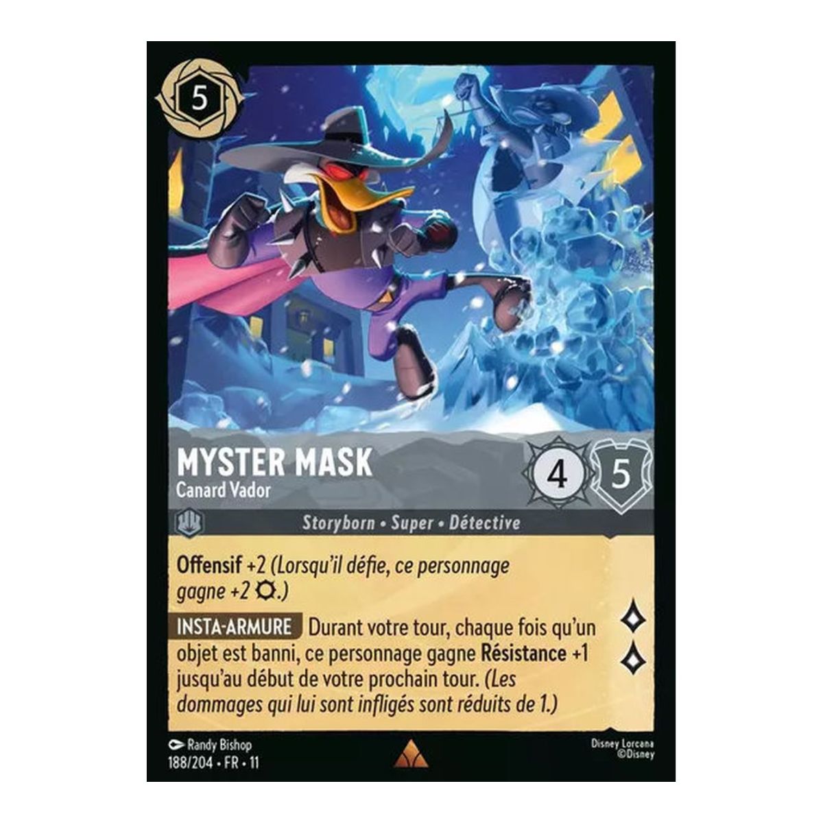 Myster Mask, Canard Vador - 188/204 - WIN - Givresort - Brillante - Premium - Français