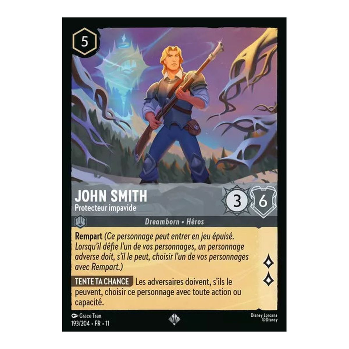 John Smith, Protecteur impavide - 193/204 - WIN - Givresort - Super Rare - Français