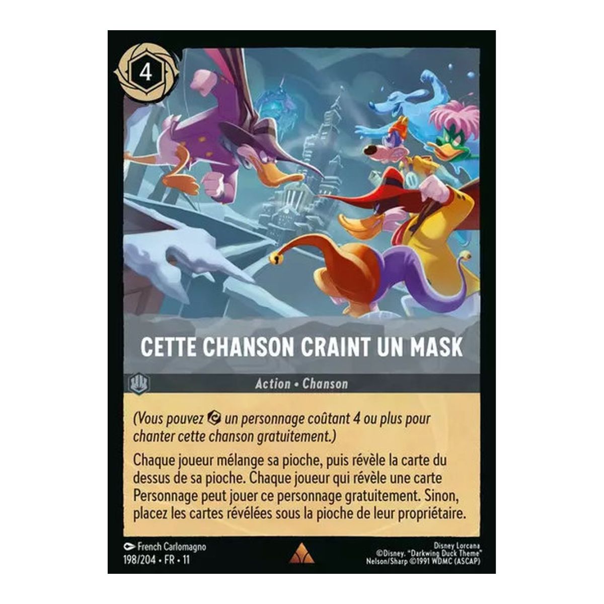 Cette chanson craint un mask - 198/204 - WIN - Givresort - Brillante - Premium - Français