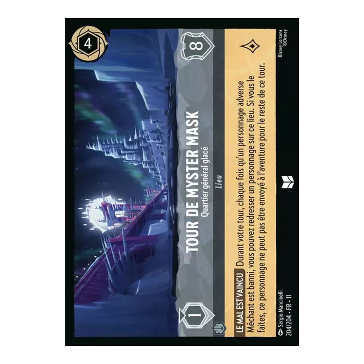 Tour de Myster Mask, Quartier général glacé - 204/204 - WIN - Givresort - Peu Commune - Français