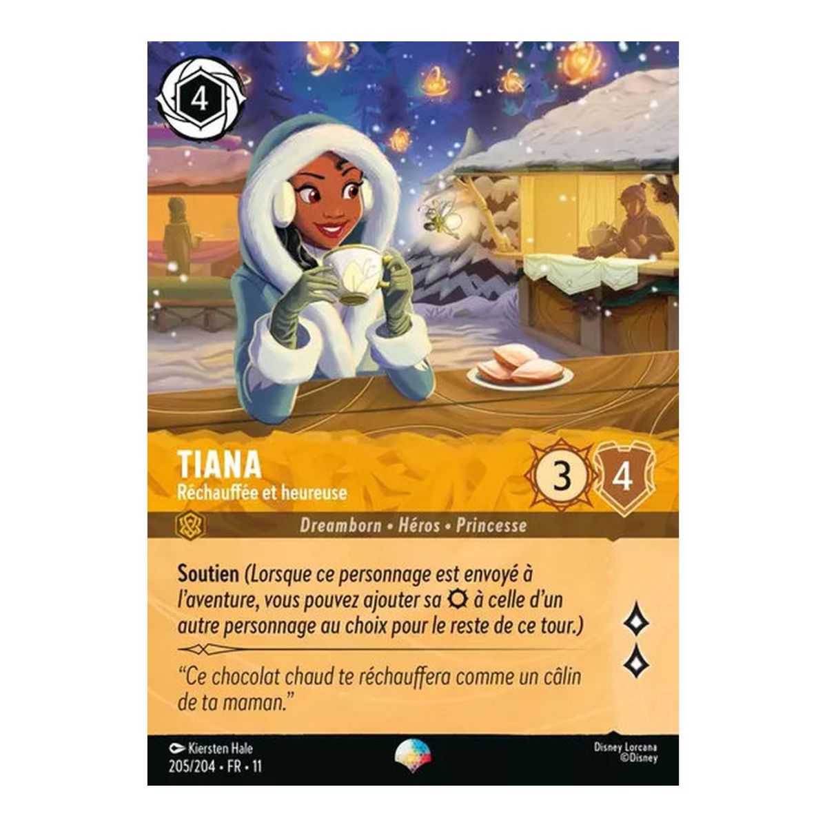 Tiana, Réchauffée et heureuse - 205/204 - WIN - Givresort - Épique - Français