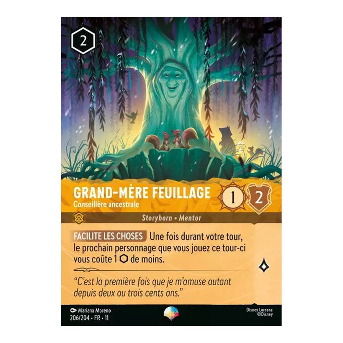 Grand-Mère Feuillage, Conseillère ancestrale - 206/204 - WIN - Givresort - Épique - Français