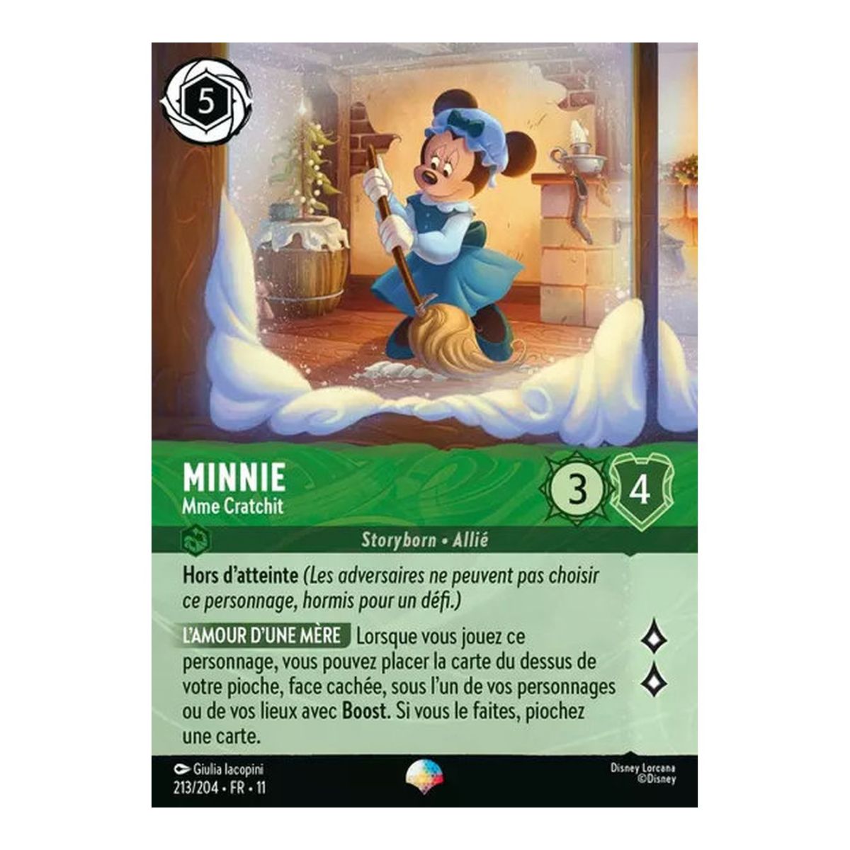 Minnie, Mme Cratchit - 213/204 - WIN - Givresort - Épique - Français