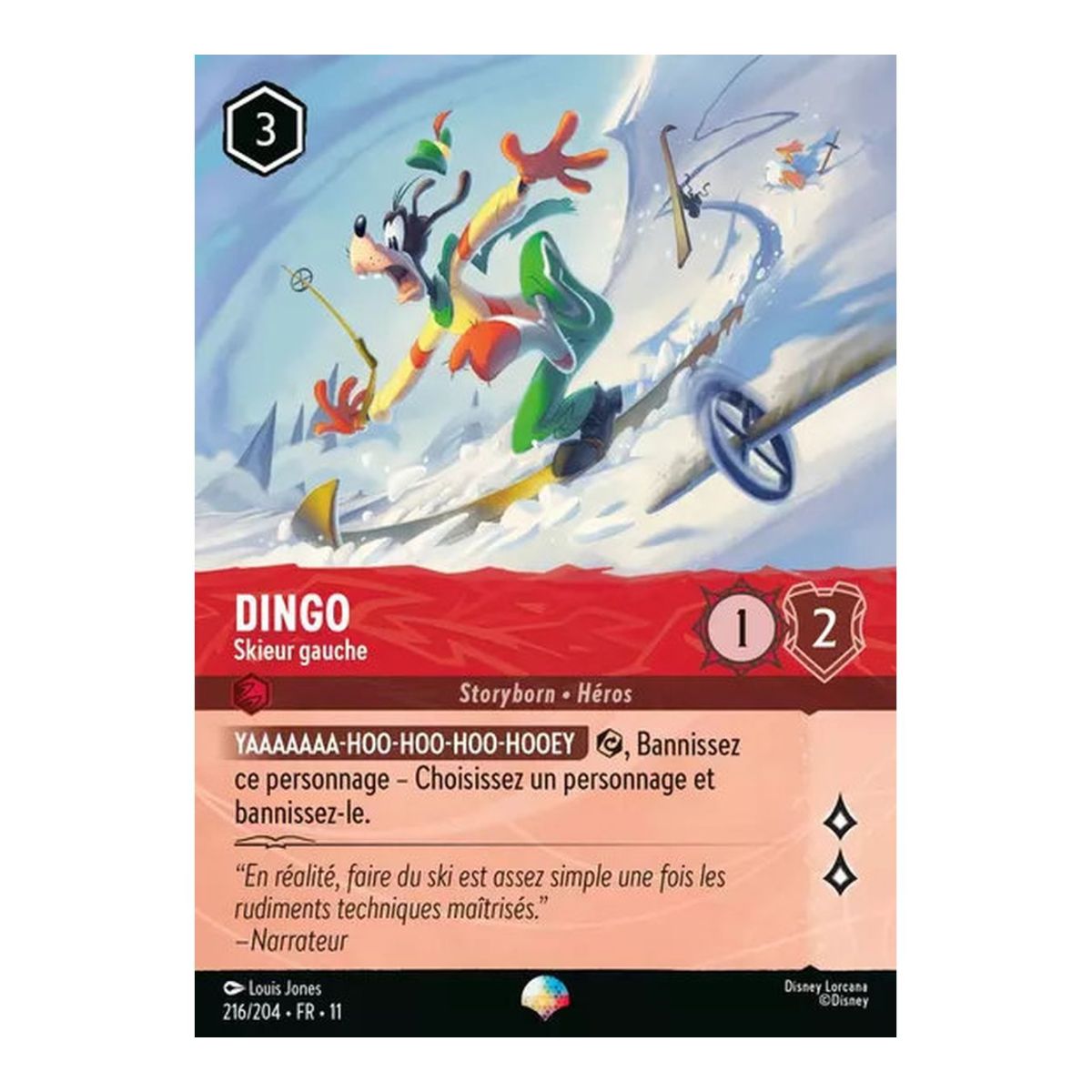 Item Dingo, Skieur gauche - 216/204 - WIN - Givresort - Épique - Français