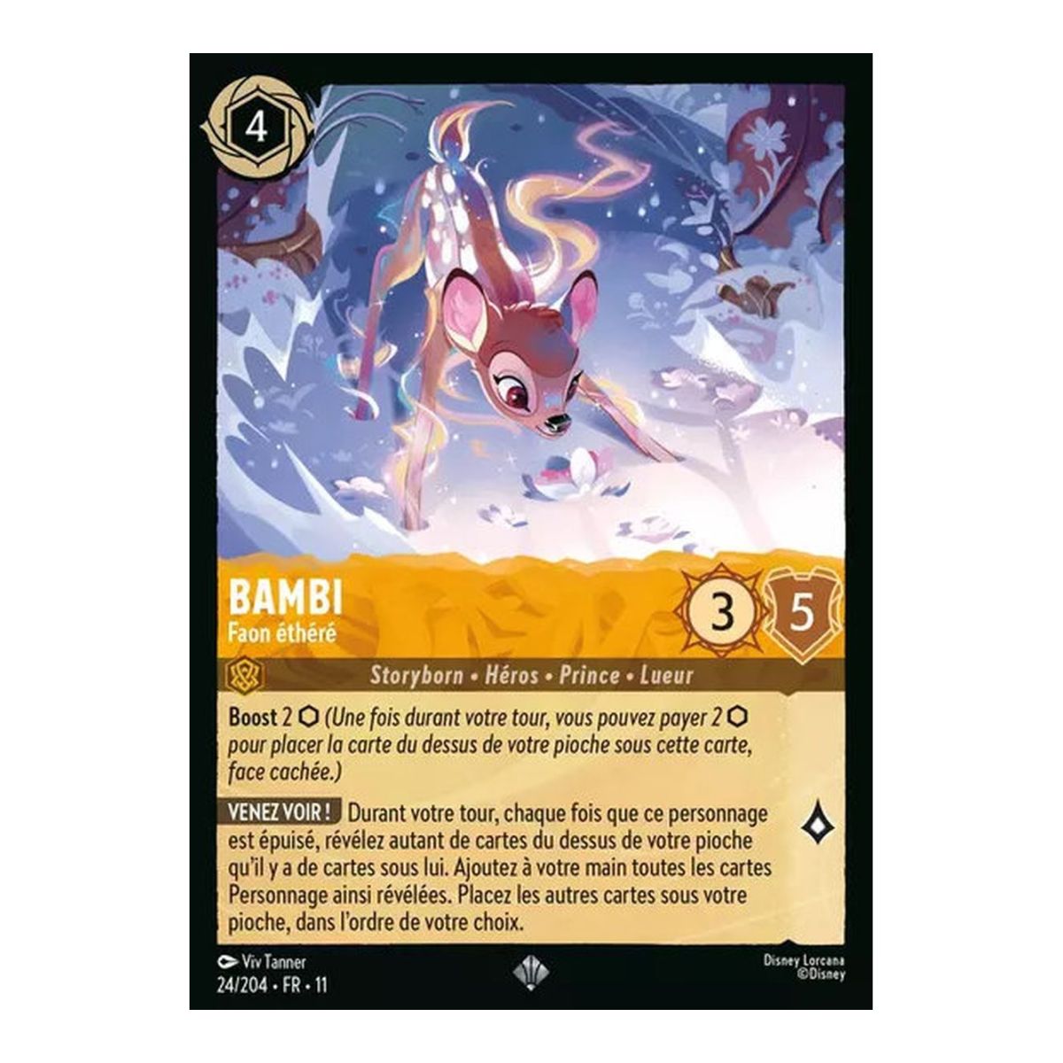 Item Bambi, Faon éthéré - 24/204 - WIN - Givresort - Super Rare - Français