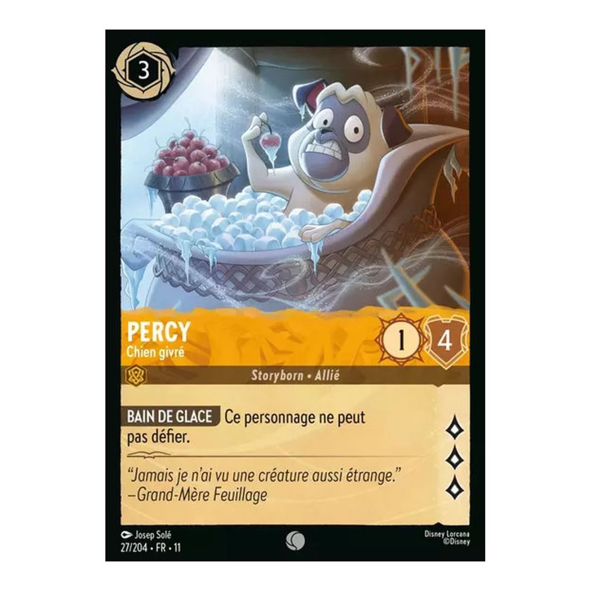 Item Percy, Chien givré - 27/204 - WIN - Givresort - Commune - Français