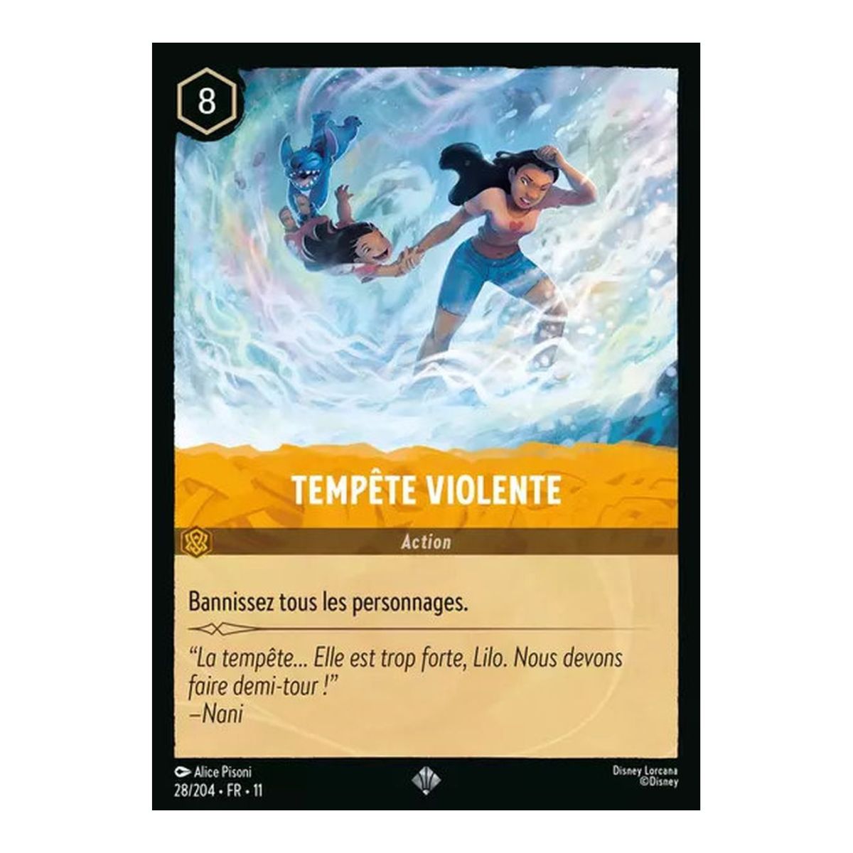 Tempête violente - 28/204 - WIN - Givresort - Brillante - Premium - Français