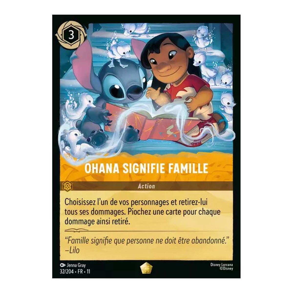 Item Ohana signifie famille - 32/204 - WIN - Givresort - Légendaire - Français