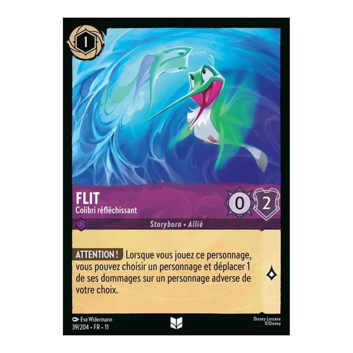Flit, Colibri réfléchissant - 39/204 - WIN - Givresort - Brillante - Premium - Français