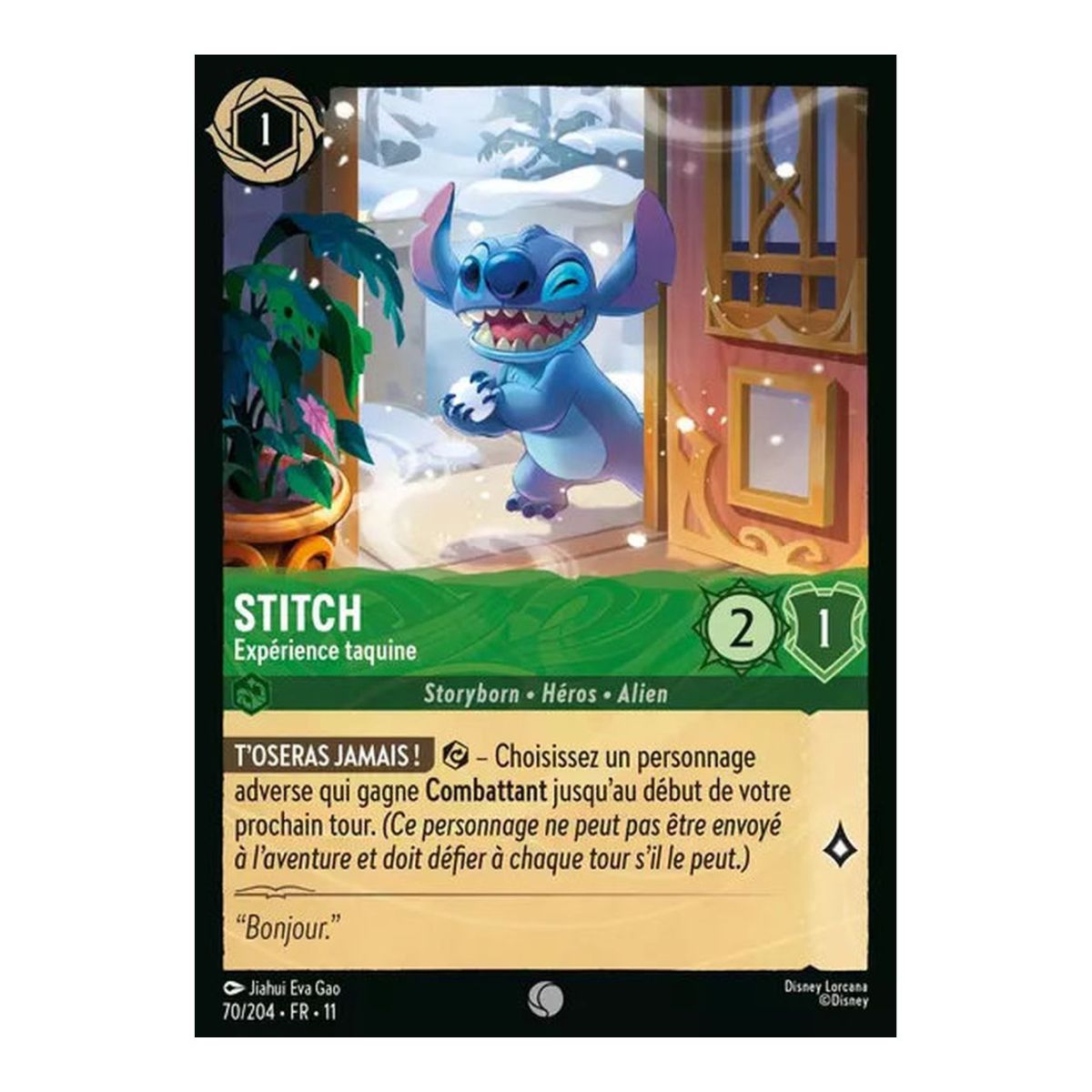 Stitch, Expérience taquine - 70/204 - WIN - Givresort - Brillante - Premium - Français