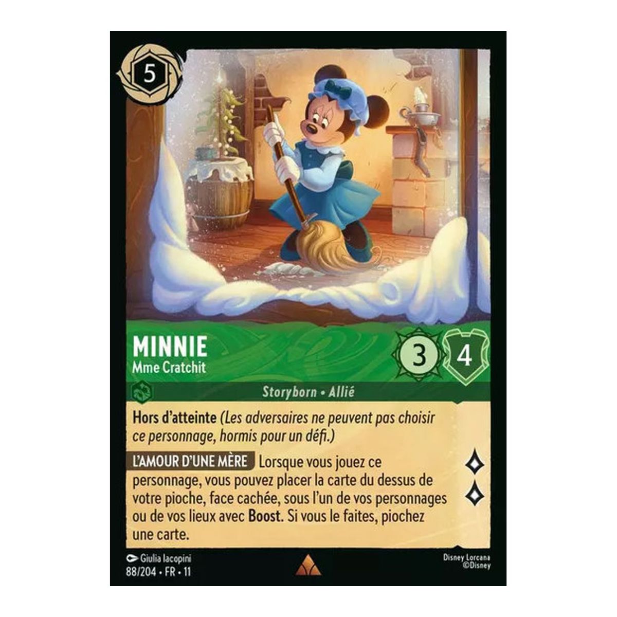 Minnie, Mme Cratchit - 88/204 - WIN - Givresort - Brillante - Premium - Français