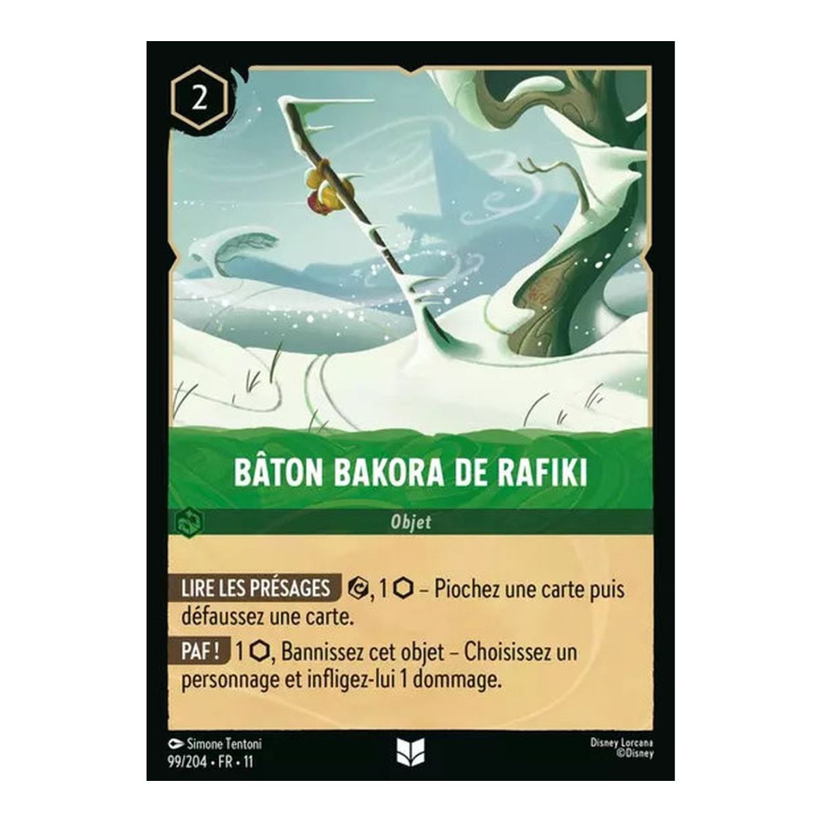 Bâton bakora de Rafiki - 99/204 - WIN - Givresort - Peu Commune - Français