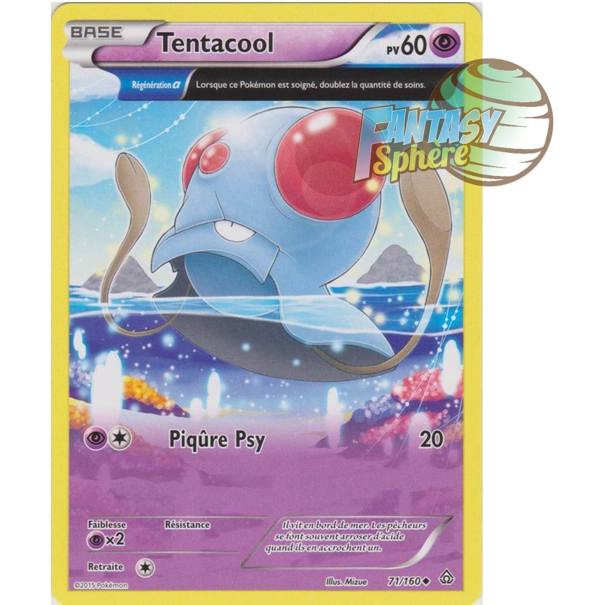 Item Tentacool - Peu commune 71/160 - XY 5 Primo Choc