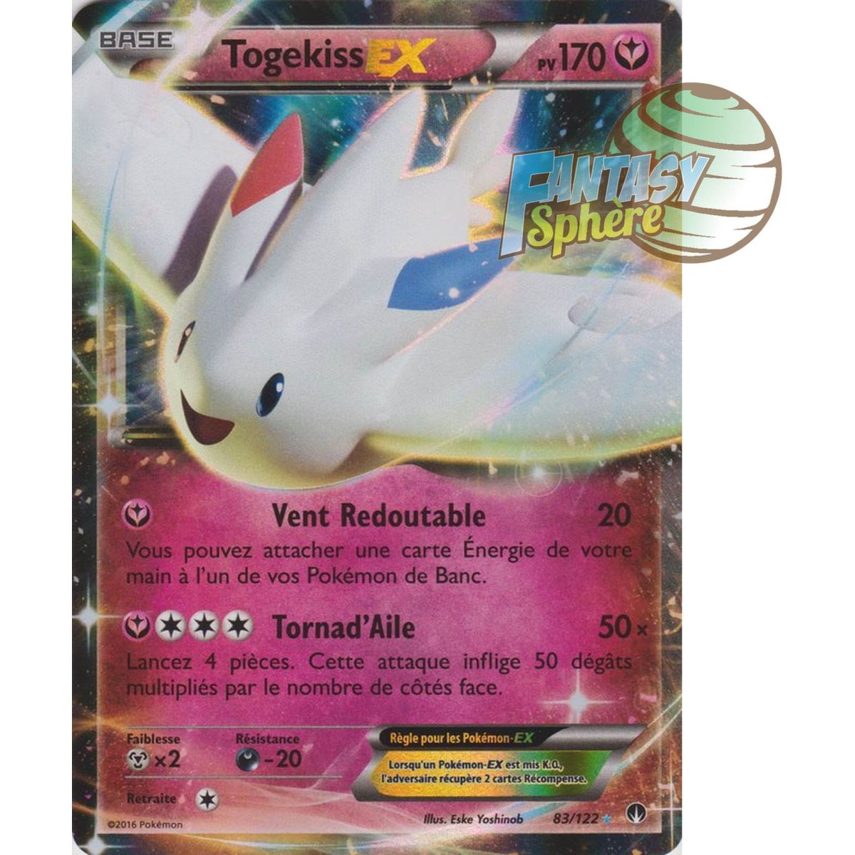 Item Togekiss EX - Ultra Rare 83/122 - XY 9 Rupture TURBO