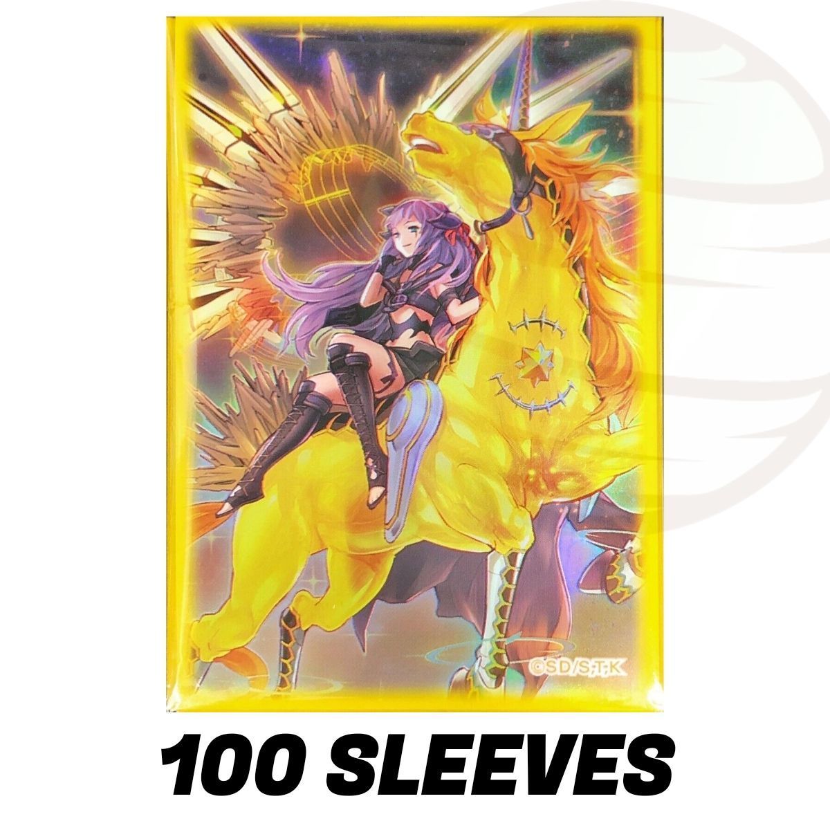 YGO - Protèges Cartes - Licorne, Chevalier du Cauchemar - OCG - Japonaises (100)