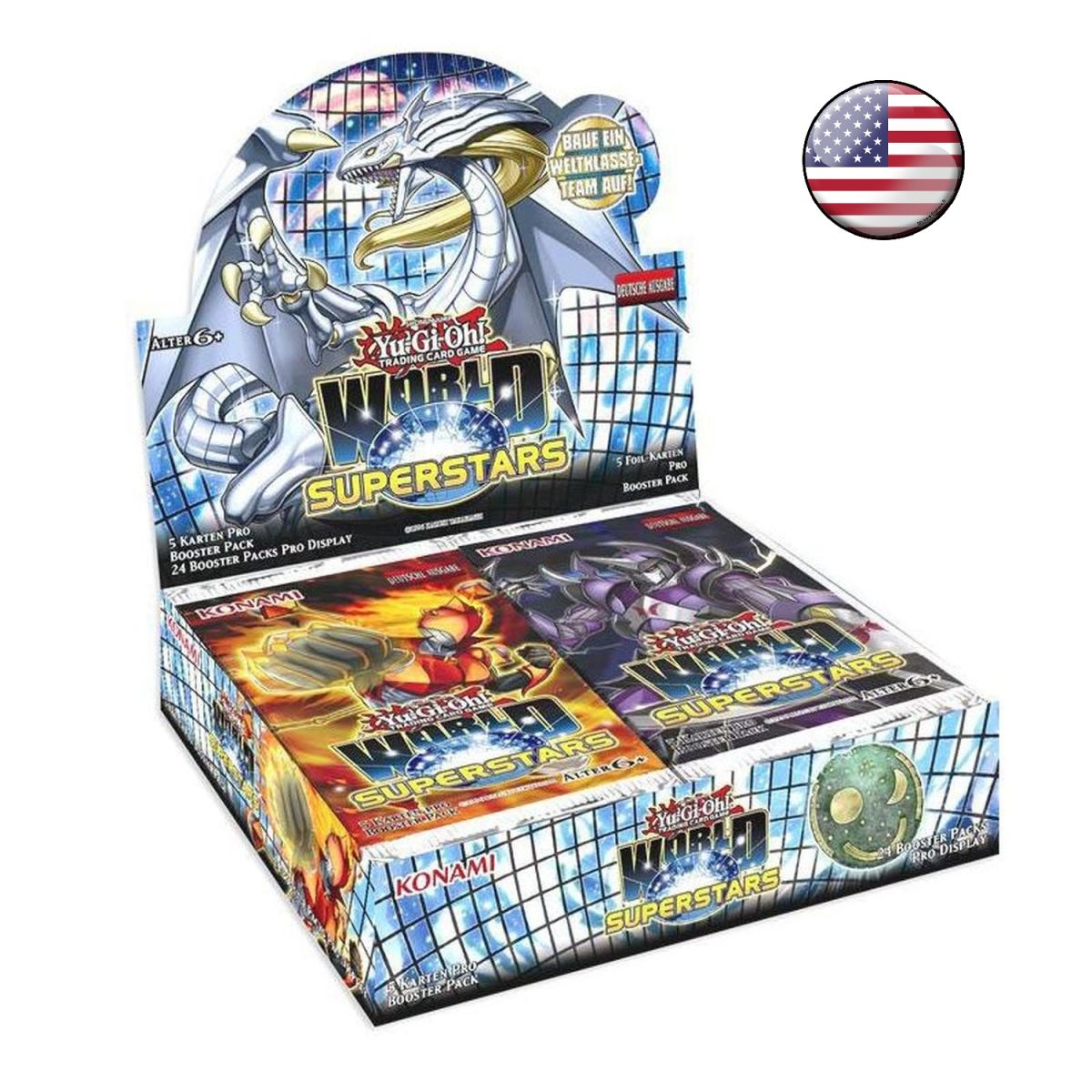 Yu-Gi-Oh! - Boite de 24 Boosters - World Superstars - Americain US