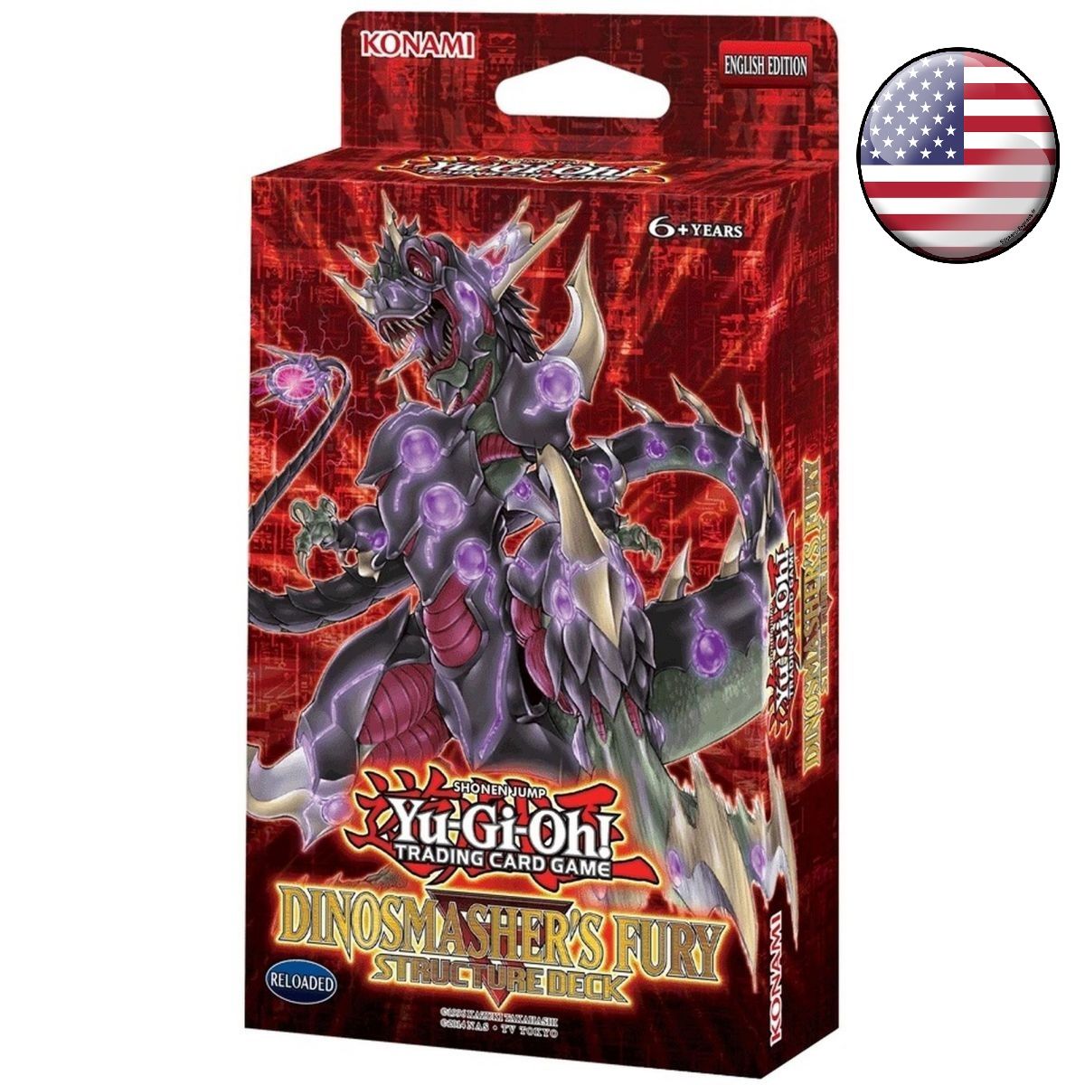 Yu-Gi-Oh! - Deck de Structure - La Rage du Dinobroyeur - Unlimited - Americain US