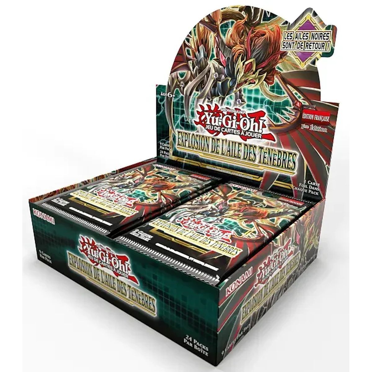 Yu-Gi-Oh! - Display - Boite de 24 Boosters - Explosion de l'Aile des Ténèbres - FR