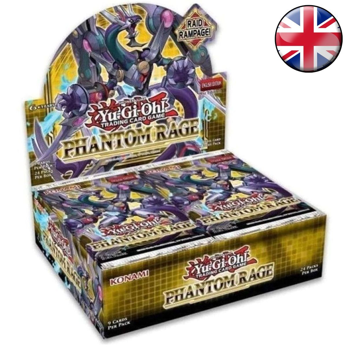 Yu-Gi-Oh! - Display - Boite de 24 Boosters - Phantom Rage - Anglais
