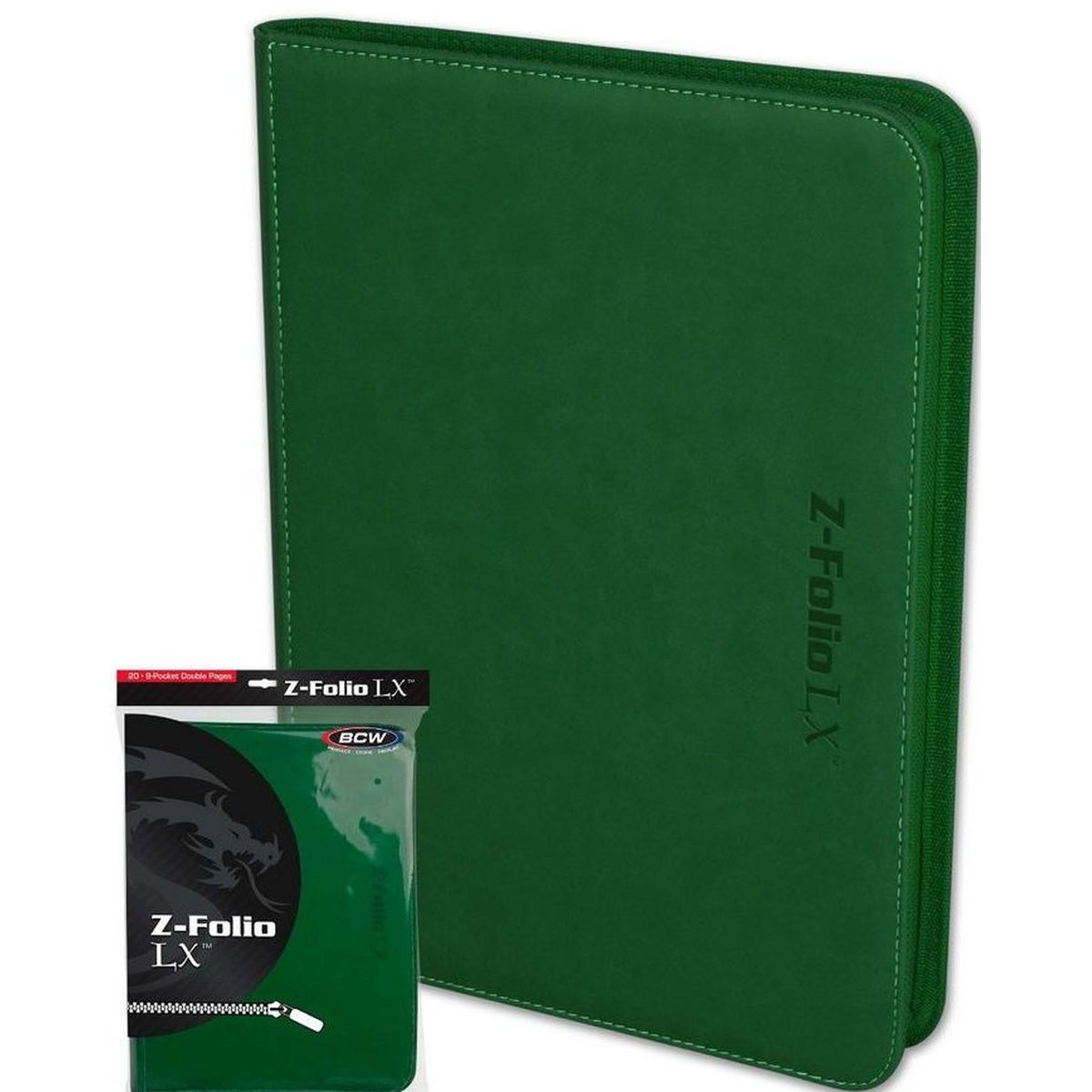 Z-Folio 9-Pocket Album Classeur - Vert - BCW (360)